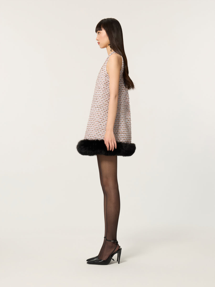 Qipao Collar Sleeveless Dress