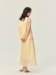 Long beaded skirt