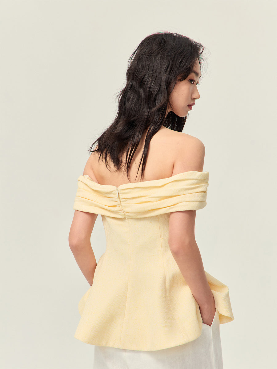 Off shoulder top with bow