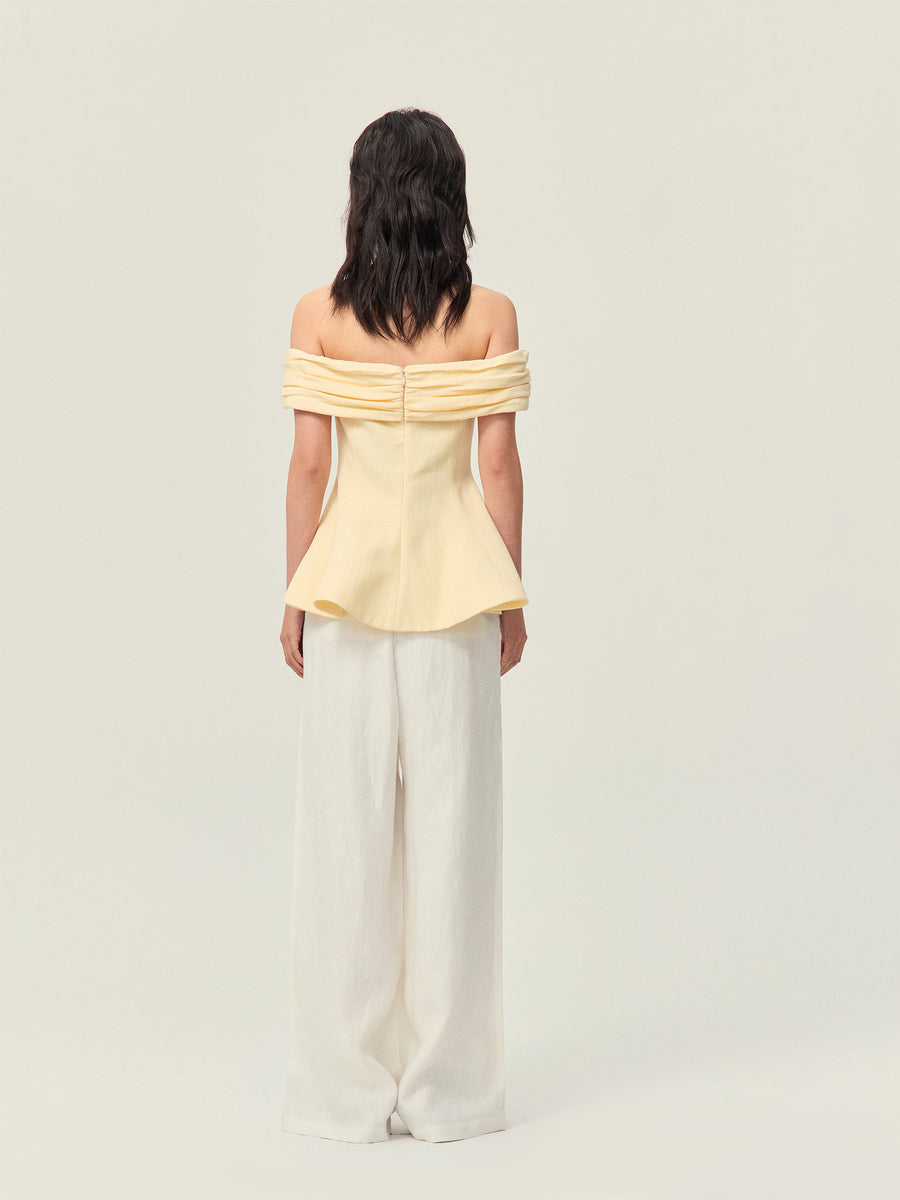 Off shoulder top with bow